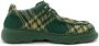 Burberry Geruite Stadschoenen Vintage Stijl Green Heren - Thumbnail 1