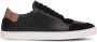 Burberry Vintage Check Leder Sneakers Black Heren - Thumbnail 1