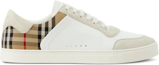 Burberry Vintage Check Leren Sneakers Multicolor Heren