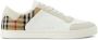Burberry Vintage Check Panel Sneakers White Heren - Thumbnail 19