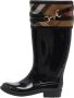 Burberry Vintage Pre-owned Canvas boots Black Dames - Thumbnail 1