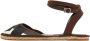 Burberry Vintage Pre-owned Canvas flats Brown Dames - Thumbnail 1