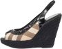 Burberry Vintage Pre-owned Canvas sandals Brown Dames - Thumbnail 1