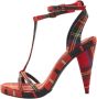 Burberry Vintage Pre-owned Canvas sandals Red Dames - Thumbnail 1