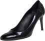 Burberry Vintage Pre-owned Coated canvas heels Black Dames - Thumbnail 1