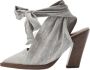 Burberry Vintage Pre-owned Fabric sandals Gray Dames - Thumbnail 1