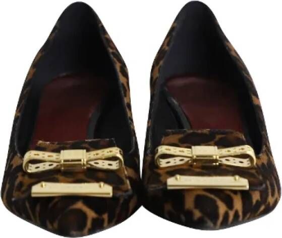 Burberry Vintage Pre-owned Fur heels Brown Dames