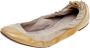 Burberry Vintage Pre-owned Leather flats Beige Dames - Thumbnail 1