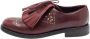 Burberry Vintage Pre-owned Leather flats Red Dames - Thumbnail 1