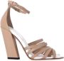 Burberry Vintage Pre-owned Leather heels Beige Dames - Thumbnail 1