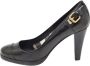Burberry Vintage Pre-owned Leather heels Black Dames - Thumbnail 1