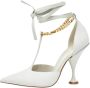 Burberry Vintage Pre-owned Leather heels White Dames - Thumbnail 1