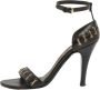 Burberry Vintage Pre-owned Leather sandals Black Dames - Thumbnail 1