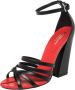 Burberry Vintage Pre-owned Leather sandals Black Dames - Thumbnail 1