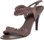 Burberry Vintage Pre-owned Leather sandals Brown Dames - Thumbnail 1