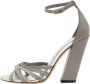 Burberry Vintage Pre-owned Leather sandals Gray Dames - Thumbnail 1