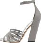 Burberry Vintage Pre-owned Leather sandals Gray Dames - Thumbnail 1