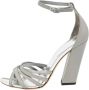 Burberry Vintage Pre-owned Leather sandals Gray Dames - Thumbnail 1