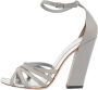 Burberry Vintage Pre-owned Leather sandals Gray Dames - Thumbnail 1