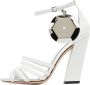 Burberry Vintage Pre-owned Leather sandals White Dames - Thumbnail 1