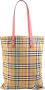 Burberry Vintage Tweedehands Regenboog Check Tote Model Style Tote - Thumbnail 1