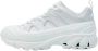 Burberry Witte canvas en leren lage sneakers White Dames - Thumbnail 1