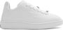 Burberry Witte Leren Sneakers Ronde Neus Vetersluiting White Dames - Thumbnail 8