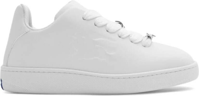 Burberry Witte Leren Sneakers White Dames