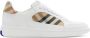 Burberry Witte Veterschoenen met Gewatteerde Enkel - Thumbnail 1