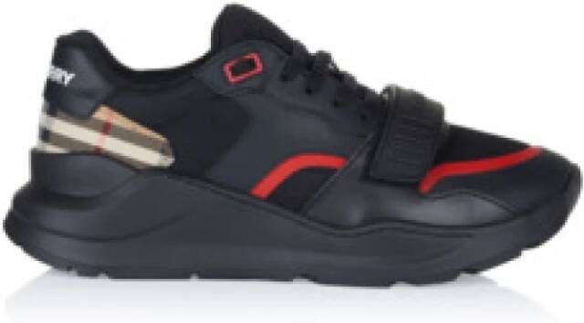 Burberry Ramsey sneaker met kalfsleren details
