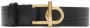 Burberry Zwarte riem met logo-gesp en voorgeboorde gaten - Thumbnail 1