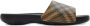 Burberry Sandalen Dive Check Sandals Synthetic Beige in beige - Thumbnail 1