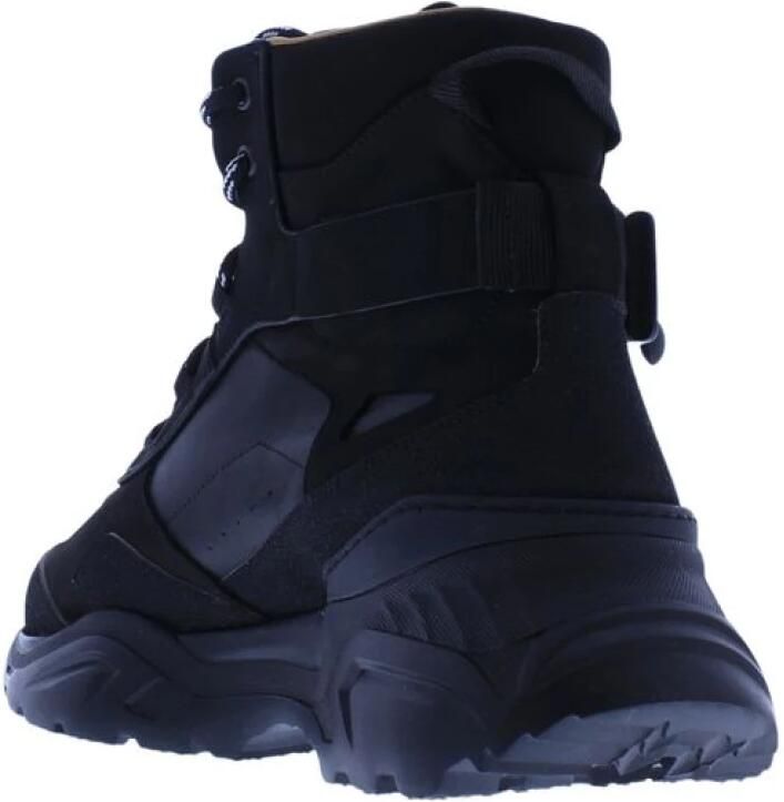 Buscemi Hoge Top Gevecht Sneakers Zwart