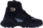 Buscemi Heren Kombat High Zwarte Sneakers Black Heren - Thumbnail 1