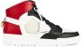 Buscemi Hoge hangslot sneakers wit zwart rood - Thumbnail 1