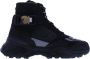 Buscemi Hoge Top Gevecht Sneakers Zwart - Thumbnail 1
