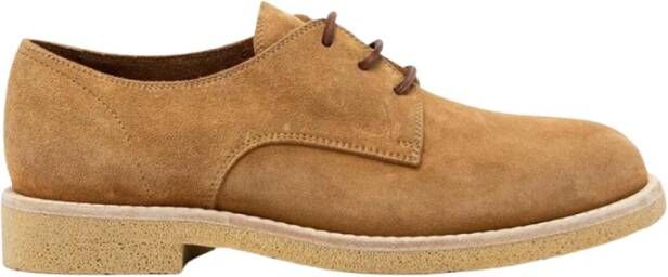 Buttero Koper Rode Brogue Schoenen