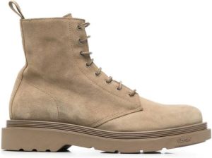 Buttero Lace-up Boots Beige Heren