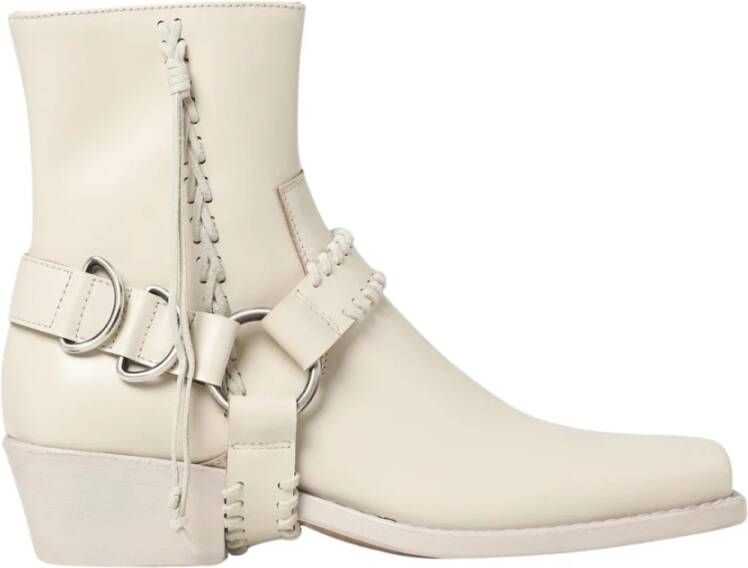 Buttero Western Style Leren Enkellaarzen