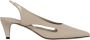By FAR Beige Leren Slip-On Sandalen - Thumbnail 1