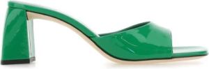 By FAR Groen lederen romy muilezels Groen Dames