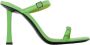 By FAR Flick Mule Green Leather Groen Dames - Thumbnail 1