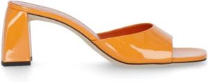 By FAR Heeled Mules Oranje Dames