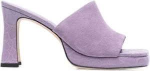 By FAR Heeled Mules Paars Dames