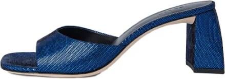 By FAR Blauwe Disco Dot Hakken Mules Blue Dames