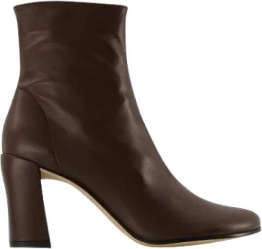 By FAR Leather boots Brown Dames