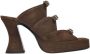 By FAR Leather sandals Brown Dames - Thumbnail 1