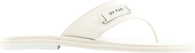 By FAR Zizi sandalen glanzend korrelig leer White Dames