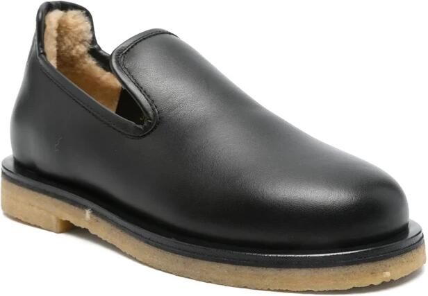 By Malene Birger Zwarte Instap Rubberen Zool Schoenen