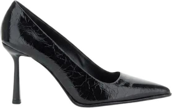 CafèNoir Pumps met lak-effect leer